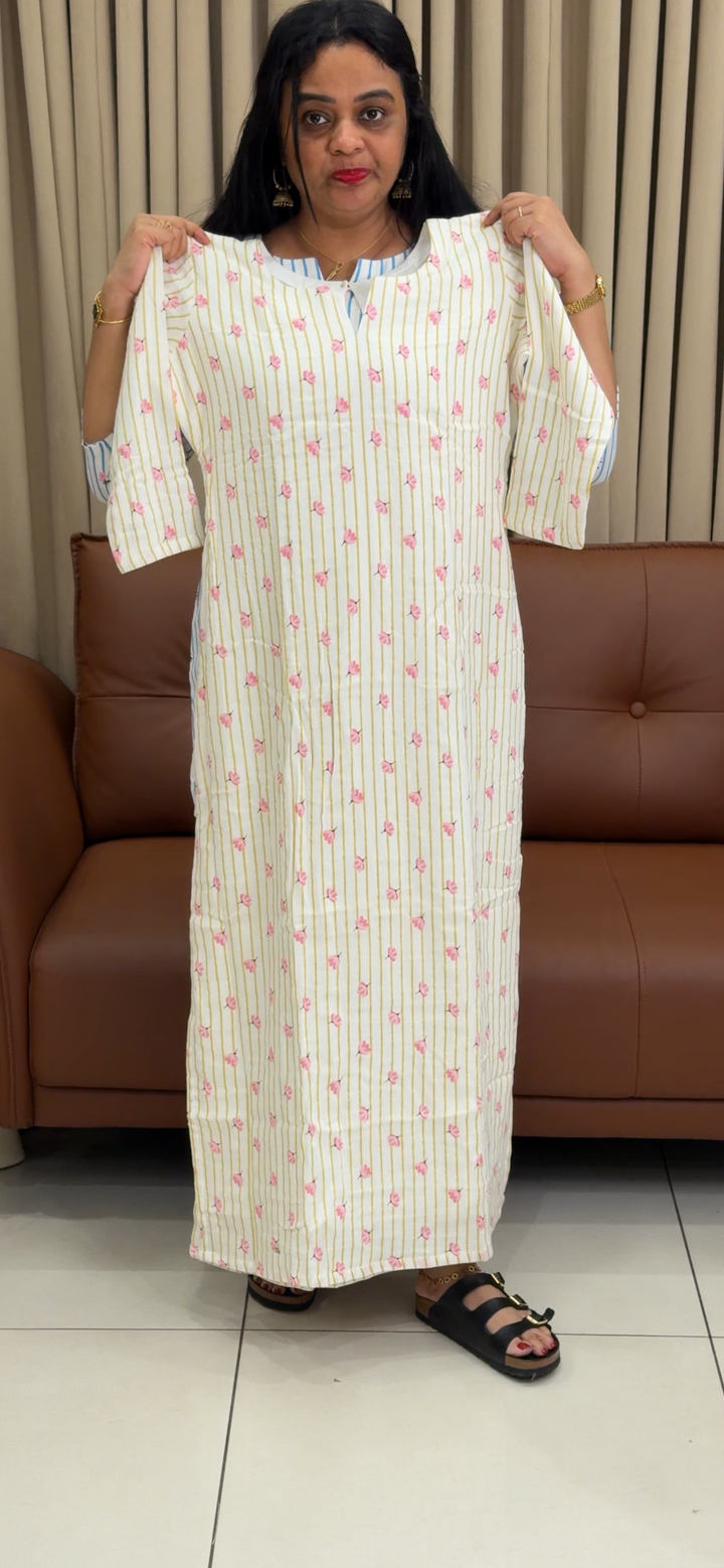 COTTON LONG TOPS (WITH OUT SLEEVE) - NUWA - 1828