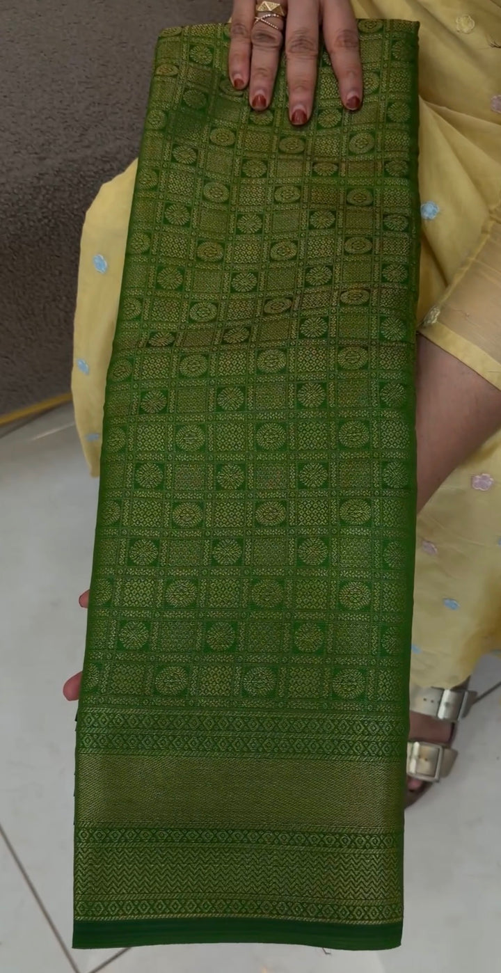 SEMI BROCADE SAREES - NUWA-826