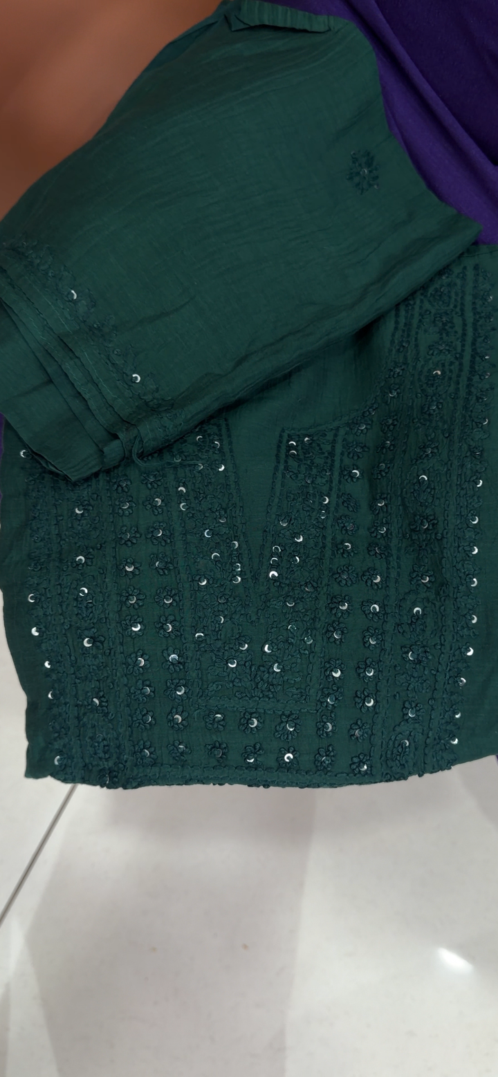 MUL CHANDERI UNSTITCHED SALWAR SUITS - NUWA - 2184
