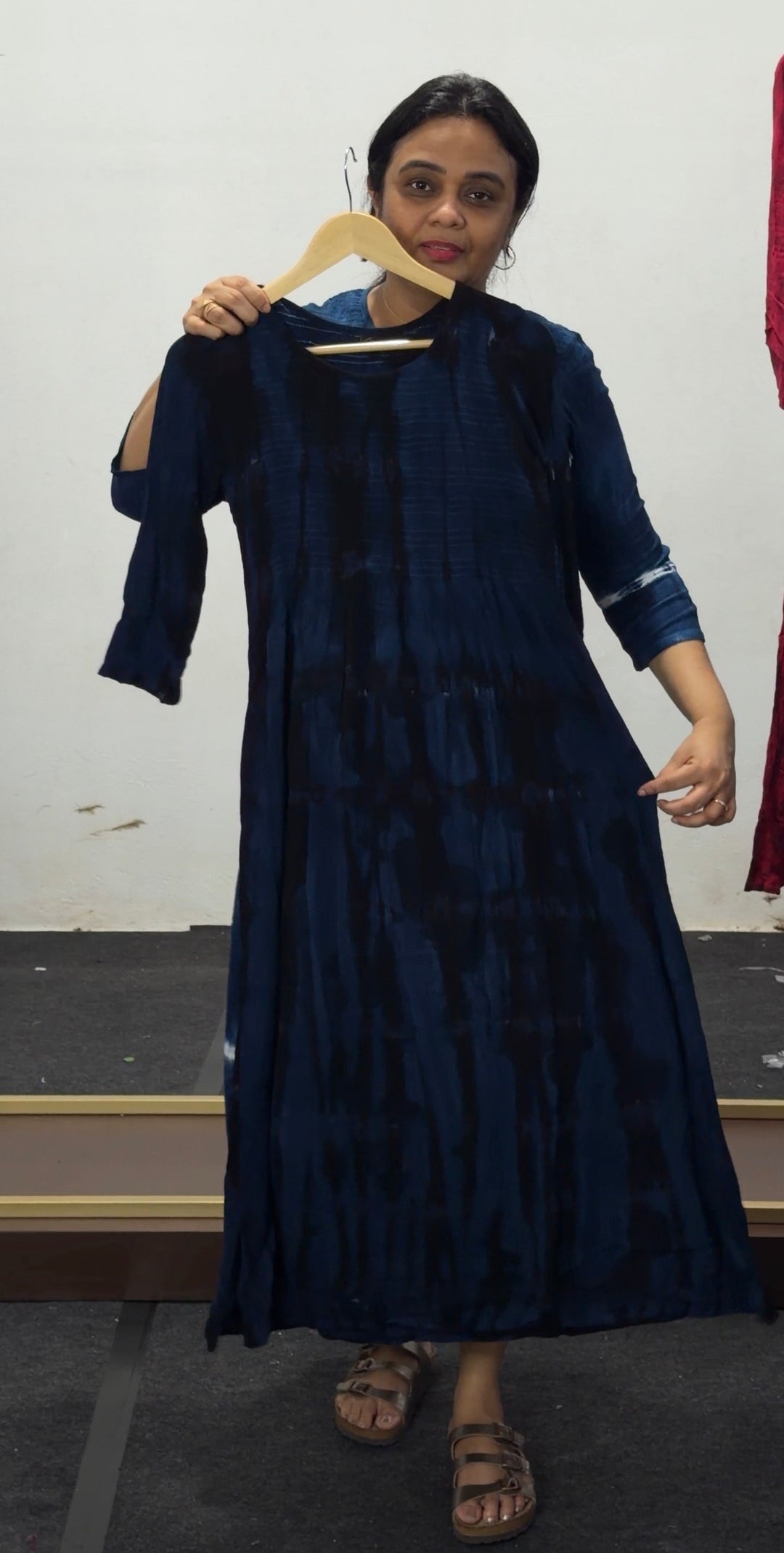 CRUSHED RAYON ALNE TOPS   - NUWA - 2524