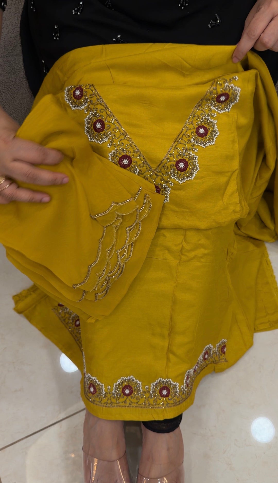 DOLA SILK UNSTITCHED SALWAR SUITS - NUWA - 2290