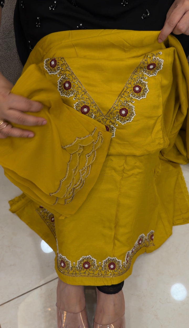DOLA SILK UNSTITCHED SALWAR SUITS - NUWA - 2290