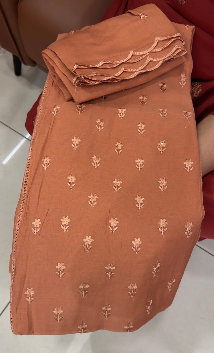 MALAI CHANDERI UNSTITCHED SALWAR SUITS - NUWA-1841
