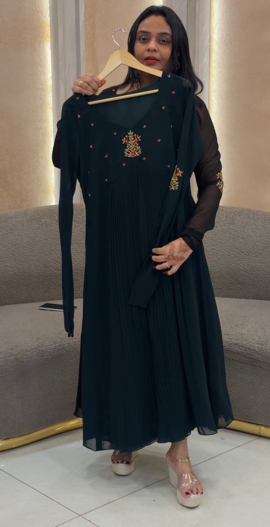 HAND WORKED ALINE TOPS - NUWA-1203
