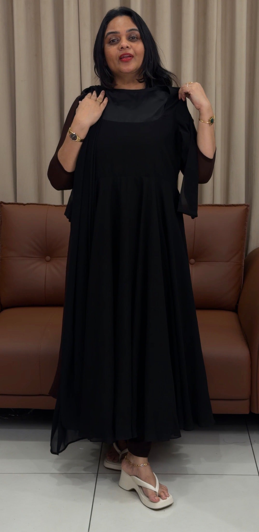 IN-HOUSE ANARKALI TOP,BOTTOM AND DUPATTA - NUWA-1387