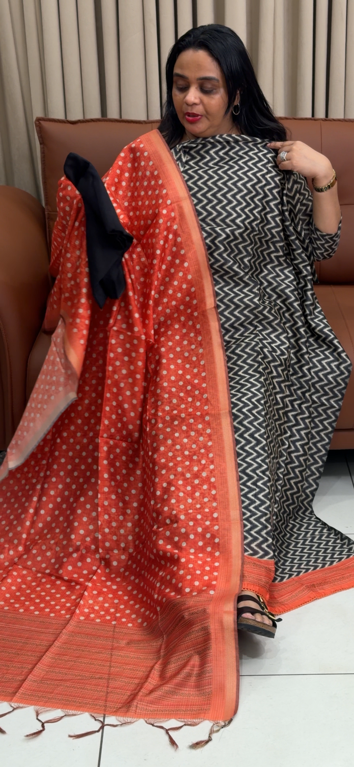 MAHESWARI SILK UNSTITCHED SALWAR SUITS - NUWA-1973