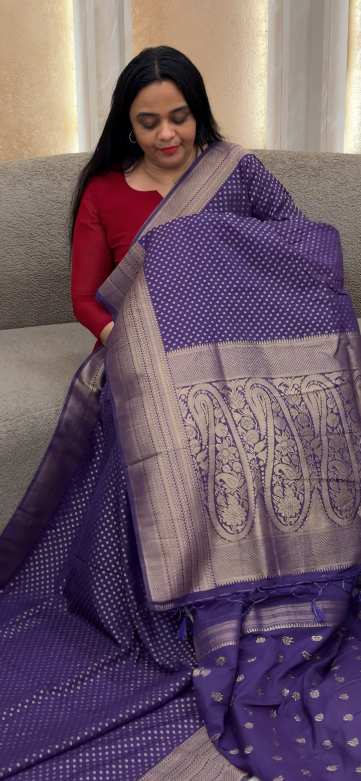 SEMI BANARASI SAREES - NUWA - 2139