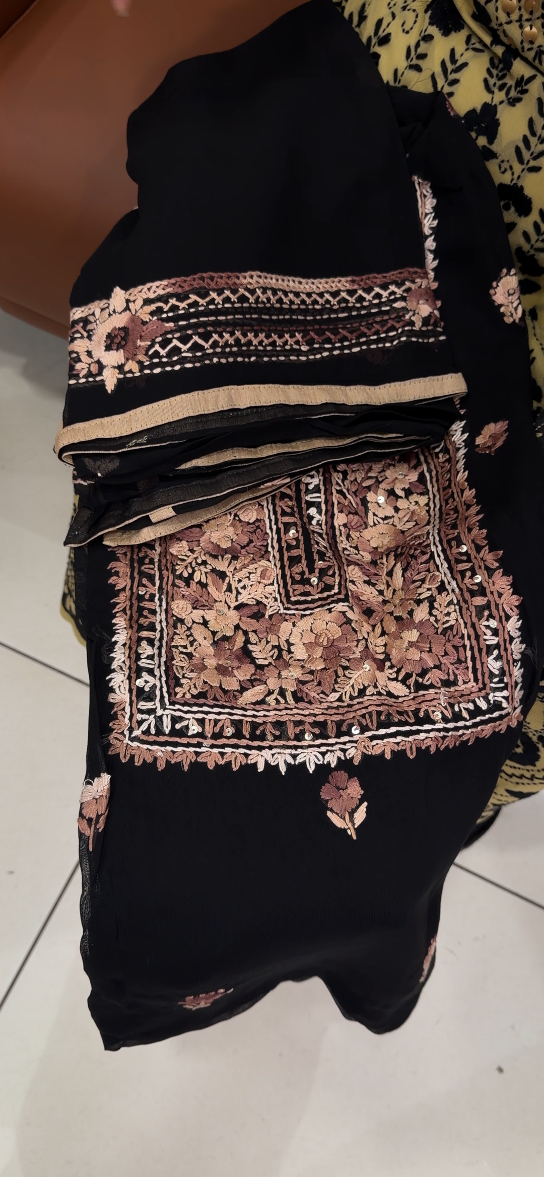 VISCOSE GEORGETTE UNSTITCHED SALWAR SUITS - NUWA - 2220