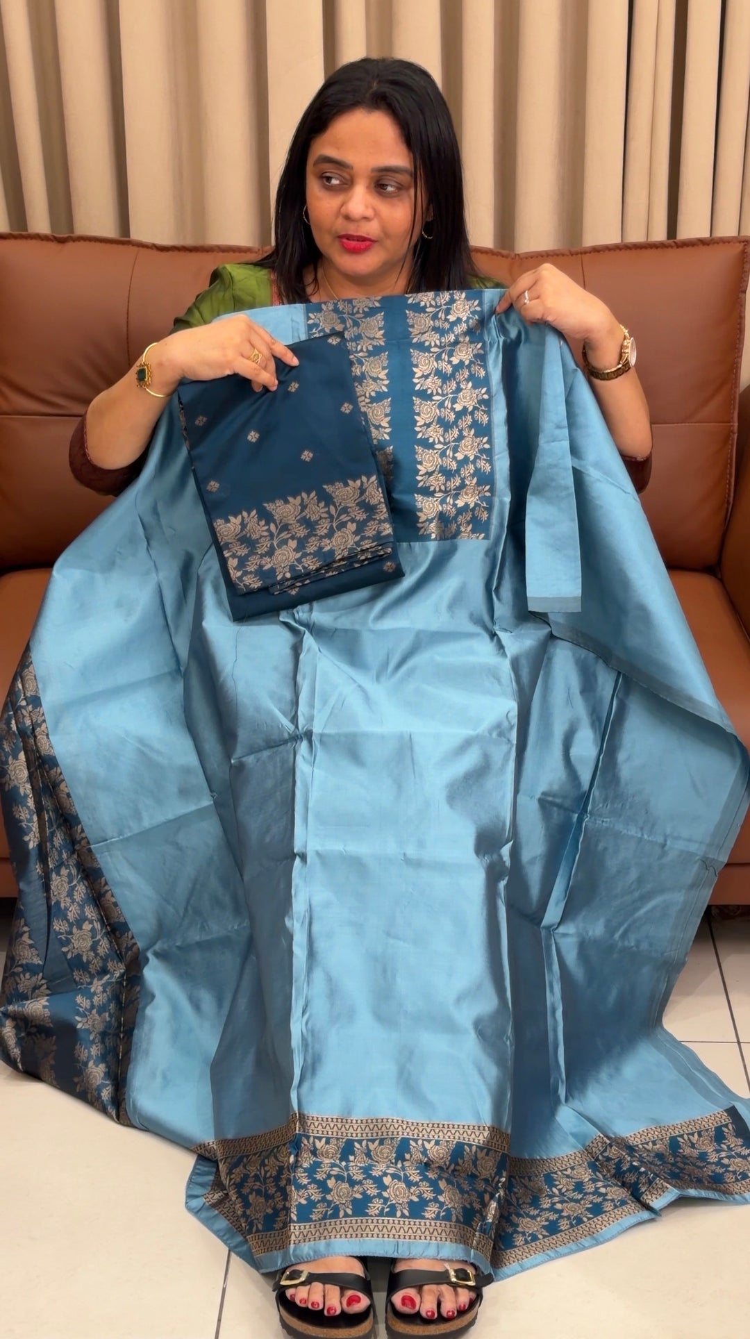 SEMI SILK UNSTITCHED SALWAR SUITS - NUWA-1720