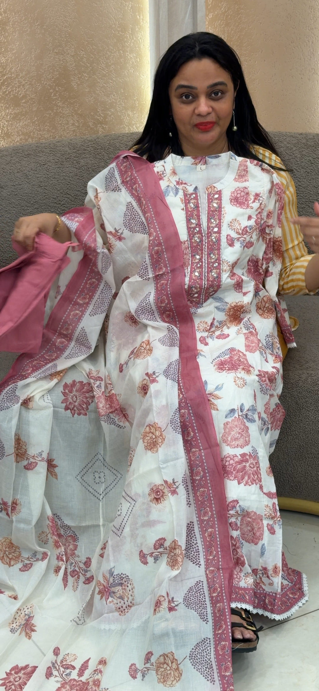 ANARKALI TOP, BOTTOM AND DUPATTA - NUWA - 2301
