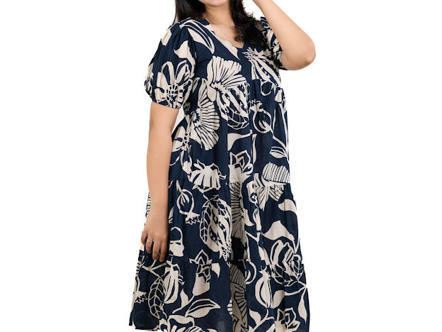 PRINTED COTTON FROCKS - NUWA - 021