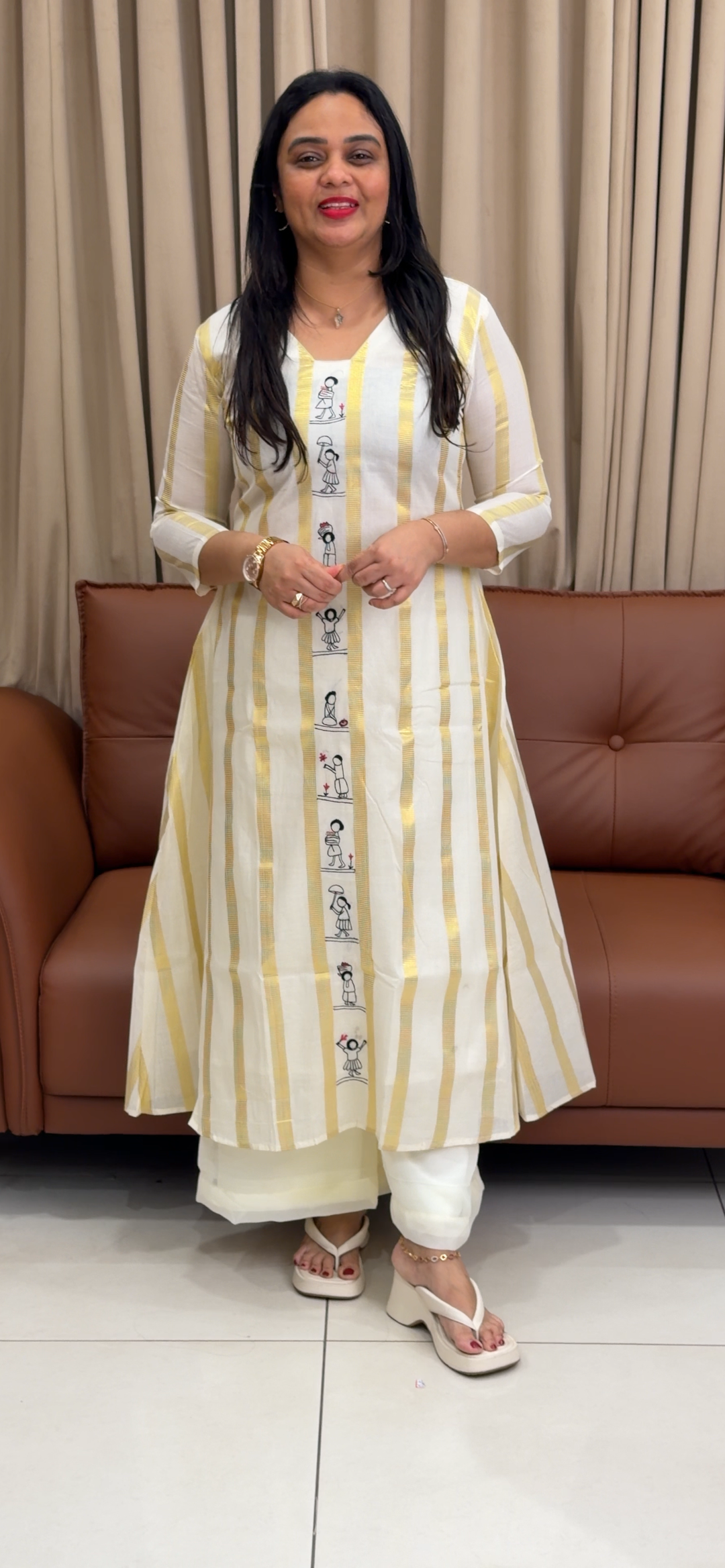 IN-HOUSE DESIGNER LONG SLITTED TOPS - NUWA - 1538