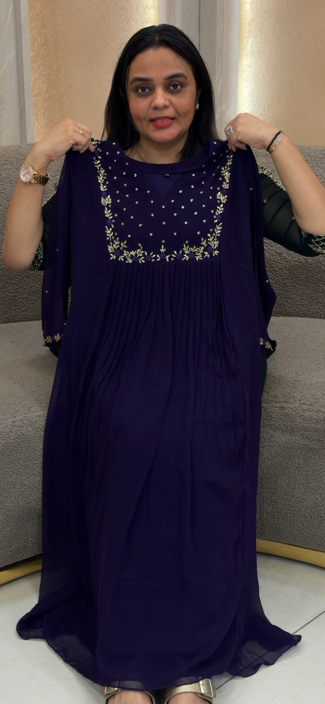 PARTY WEAR ALINE TOPS - NUWA - 891