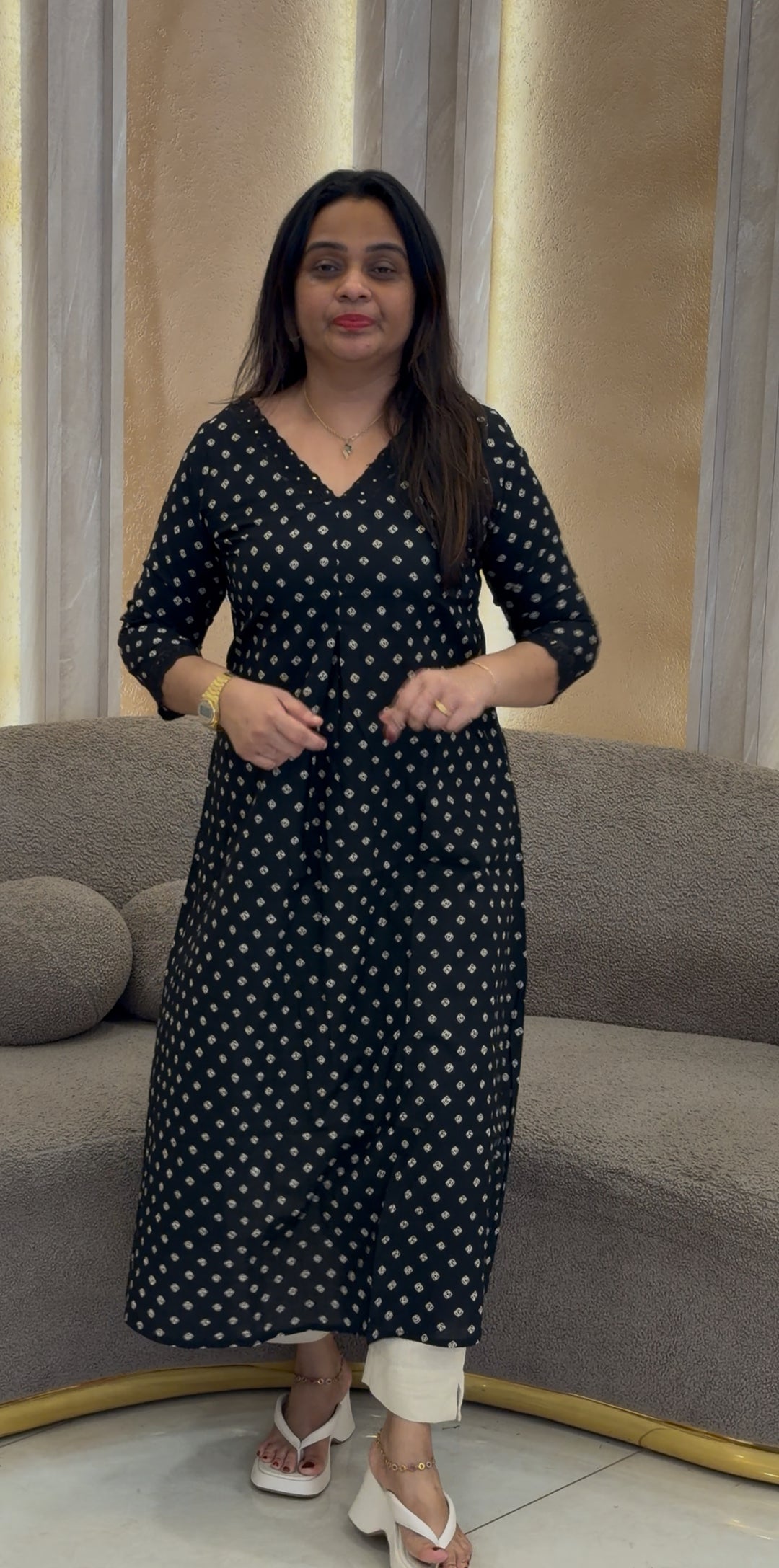 COTTON LONG ALINE TOPS - NUWA - 227