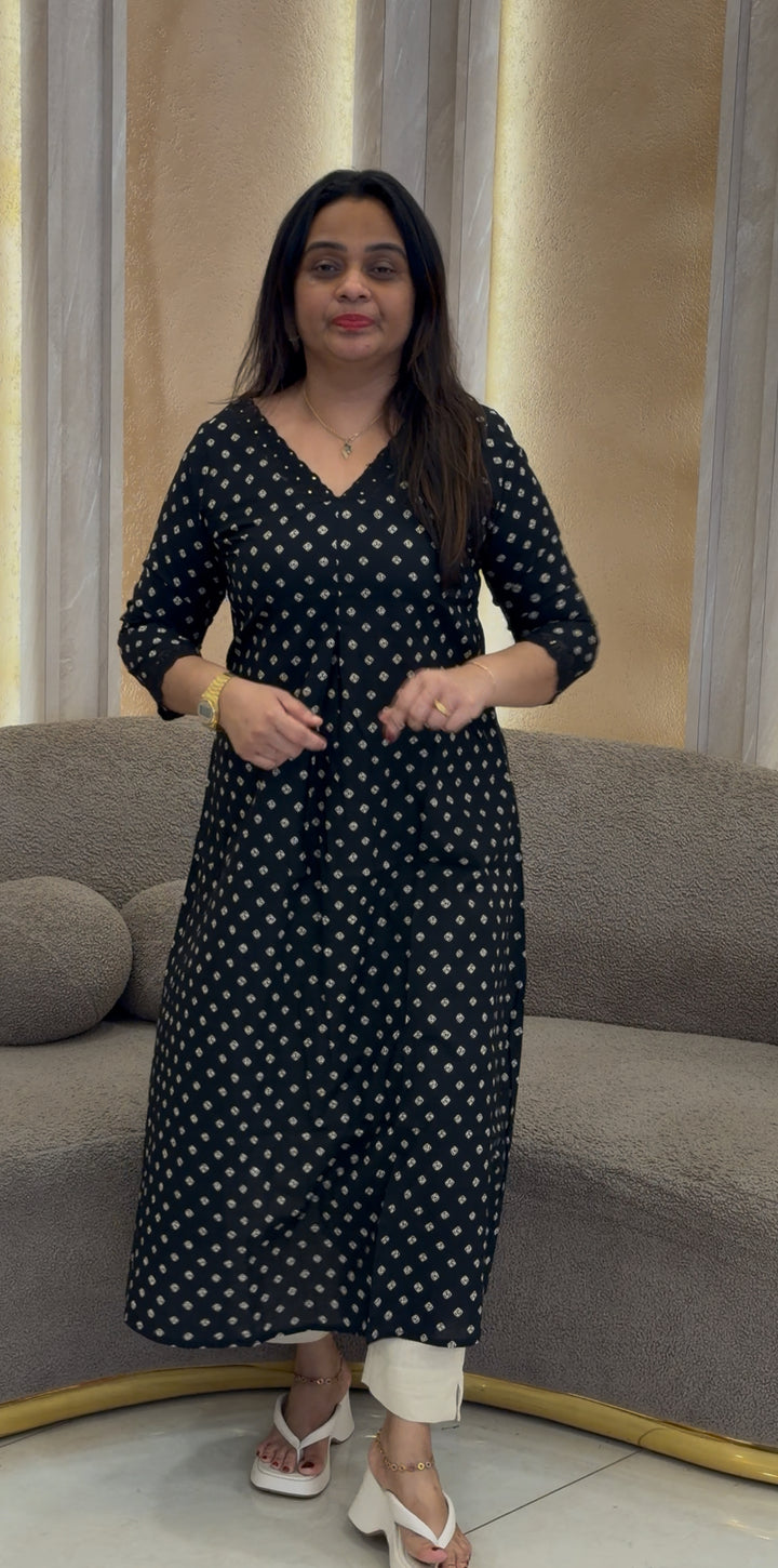 COTTON LONG ALINE TOPS - NUWA - 227