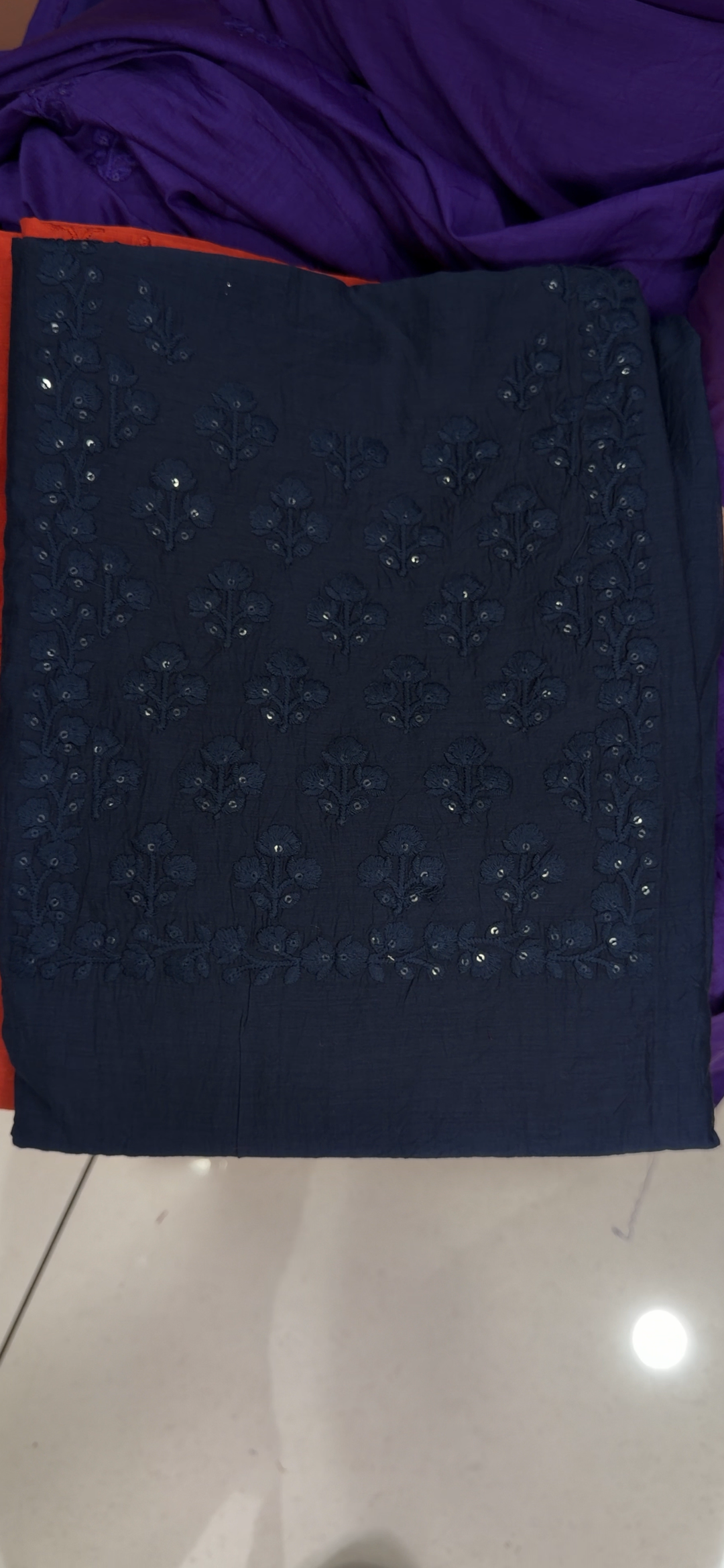 MALAI CHANDERI UNSTITCHED SALWAR SUITS - NUWA - 1554