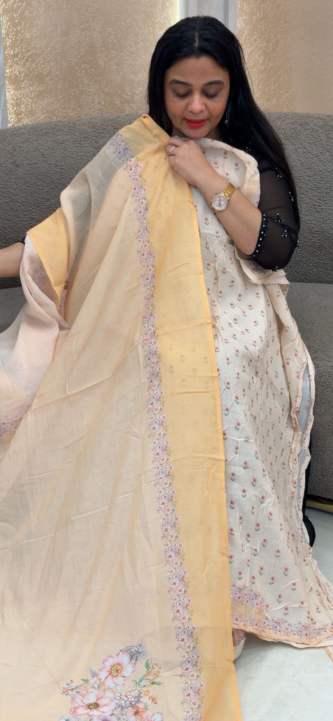 MUSLIN UNSTITCHED SALWAR SUITS - NUWA - 2281