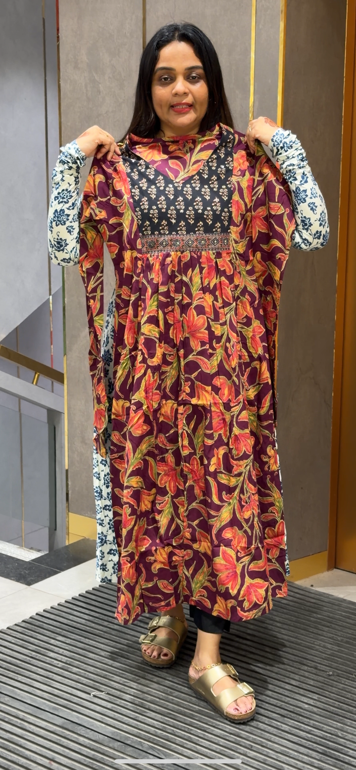 PRINTED ALINE TOPS - NUWA - 281