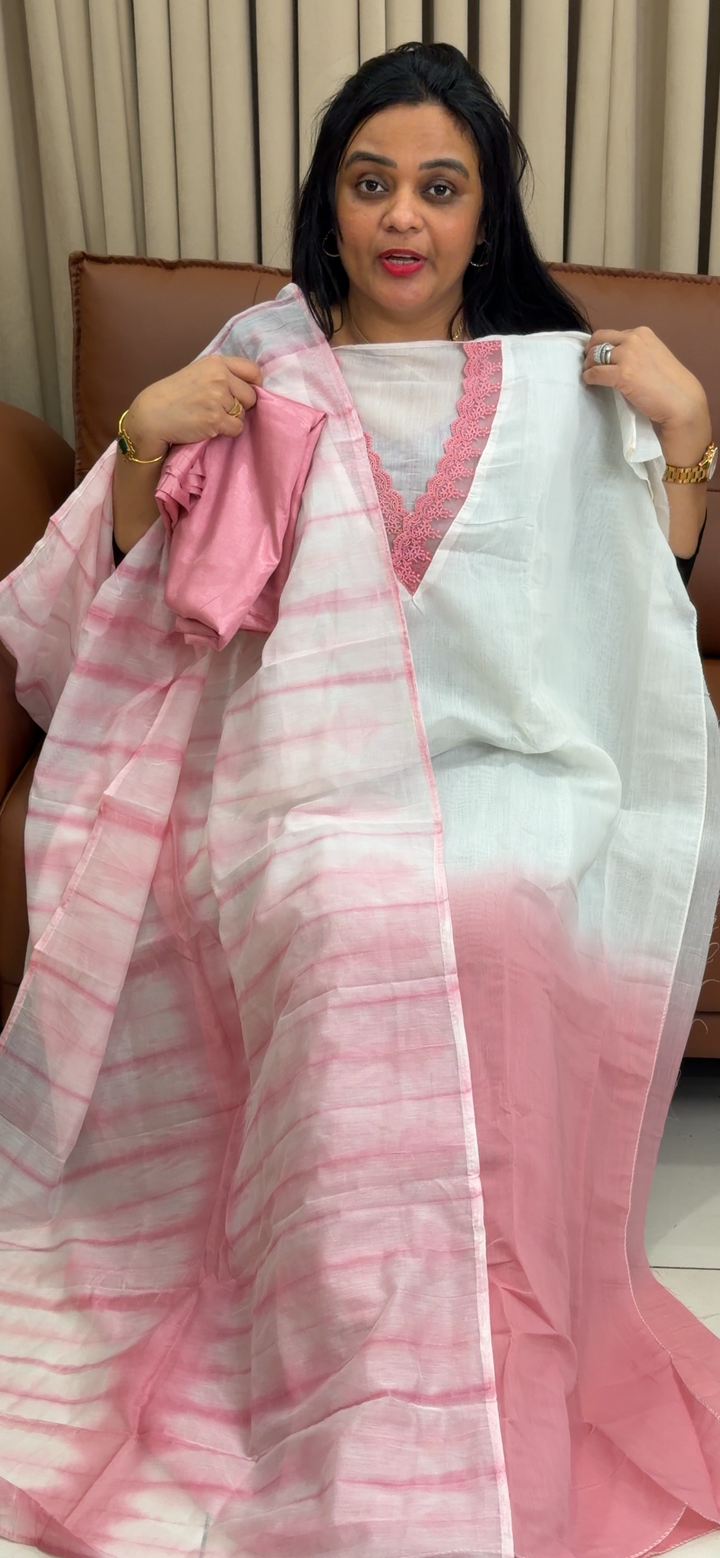 MUL CHANDERI UNSTITCHED SALWAR SUITS - NUWA - 1944