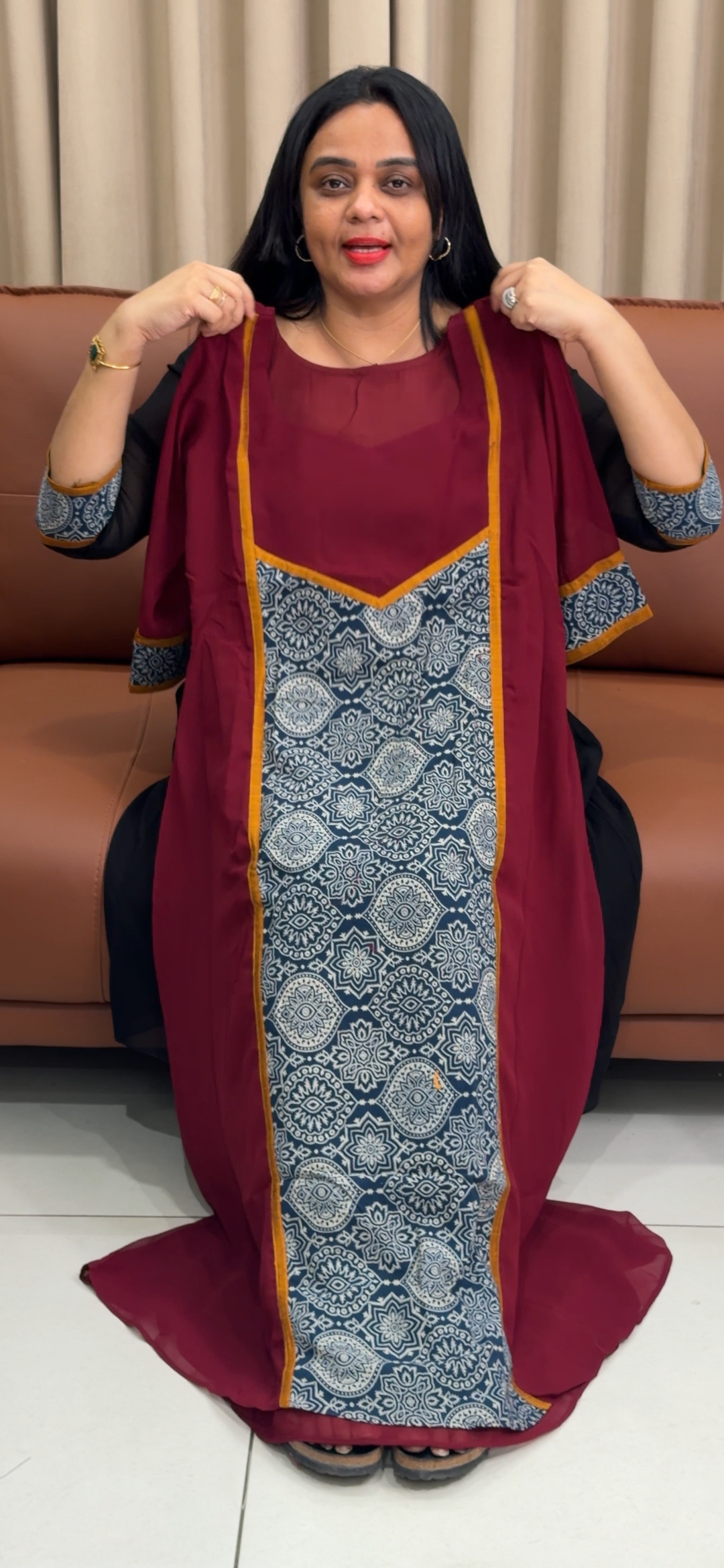 IN-HOUSE FAUX GEORGETTE ALINE TOPS - NUWA - 2145