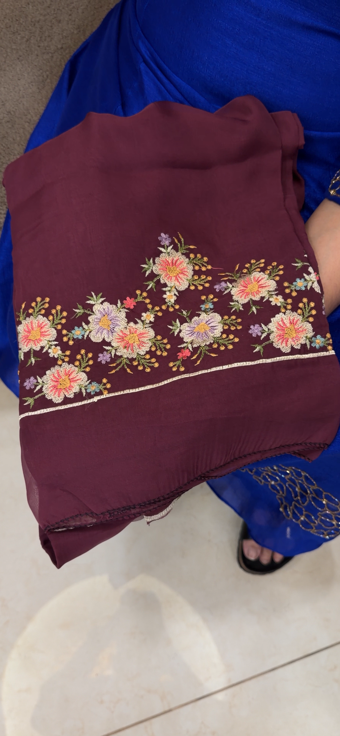 SOFT ORGANZA UNSTITCHED SALWAR SUITS - NUWA - 2098