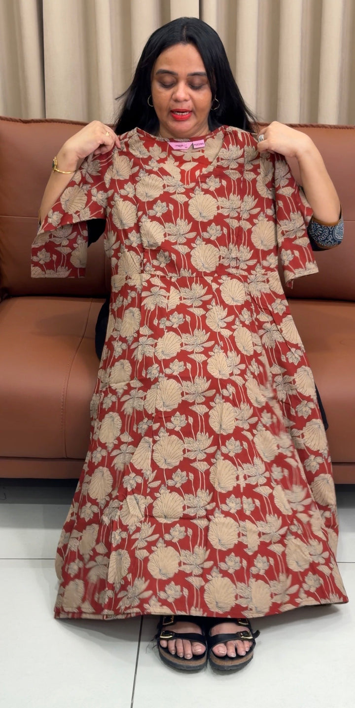 PRINTED ANARKALI TOPS - NUWA-2149