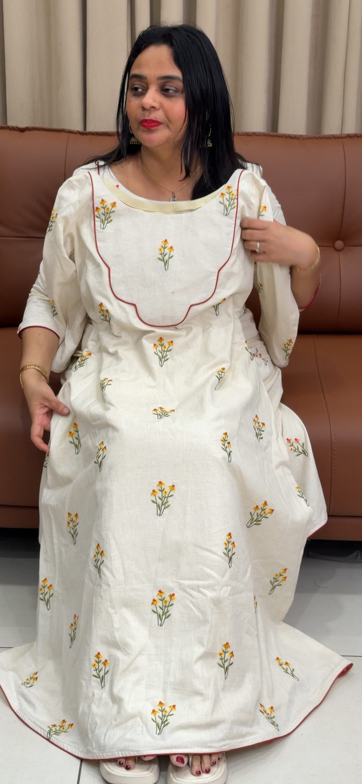 IN-HOUSE COTTON LINEN ALINE TOPS - NUWA - 1618