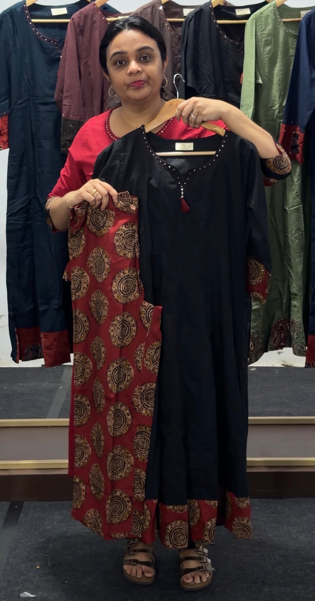 ANARKALI TOP AND BOTTOM - NUWA - 2536