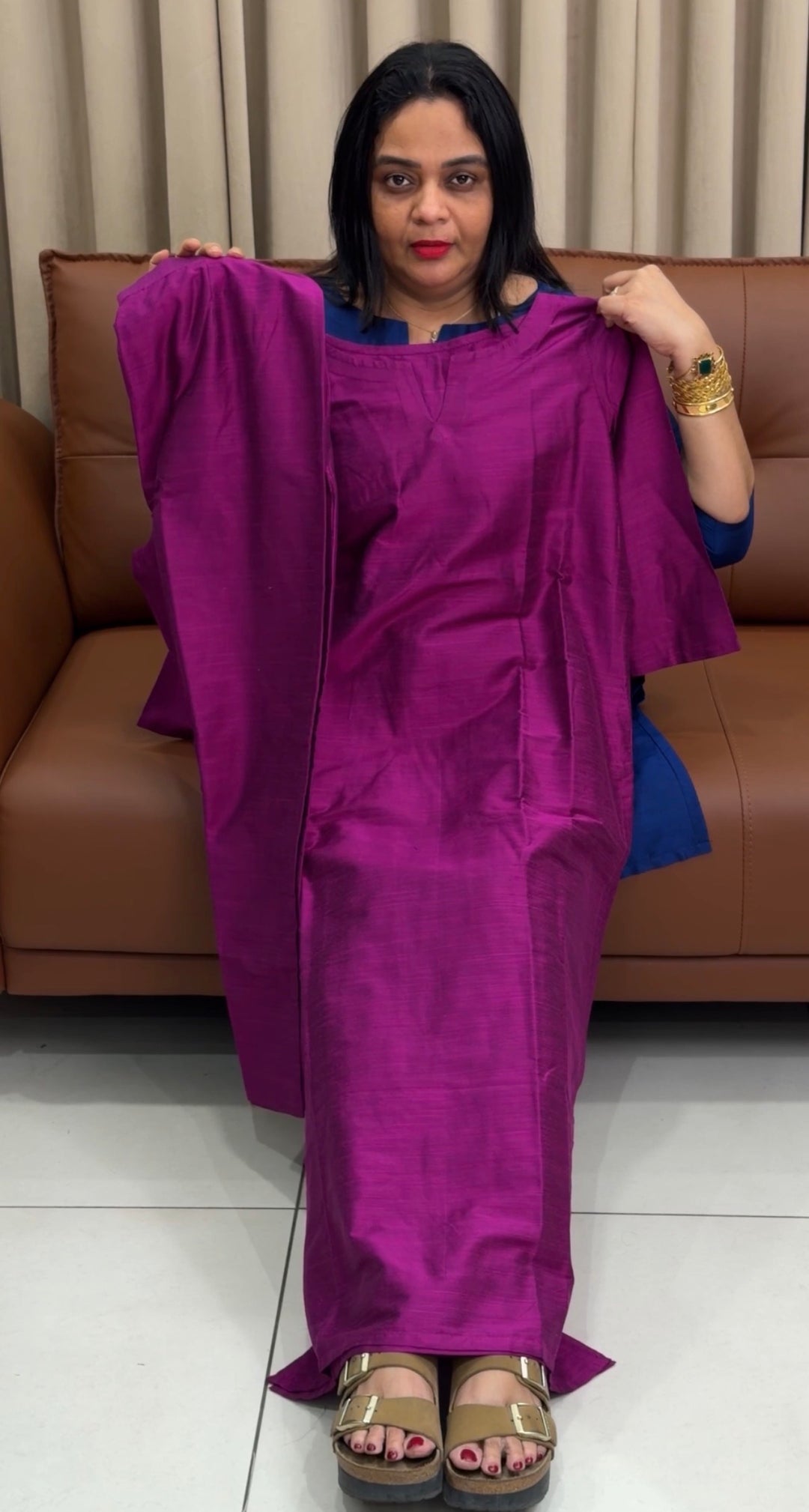 IN-HOUSE SLUB SILK CO-ORDS SETS - NUWA-1511