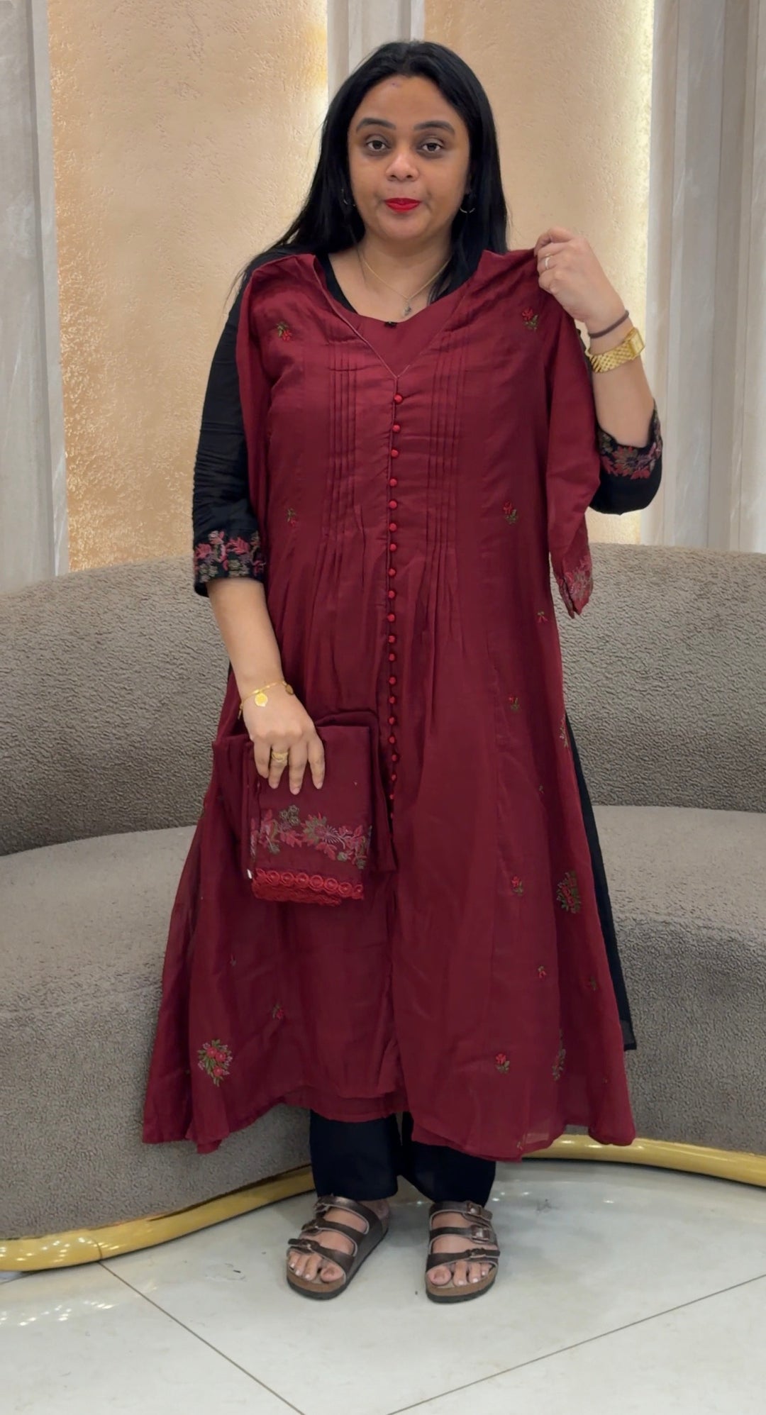 COTTON TOP,BOTTOM AND DUPATTA - IHA 2449
