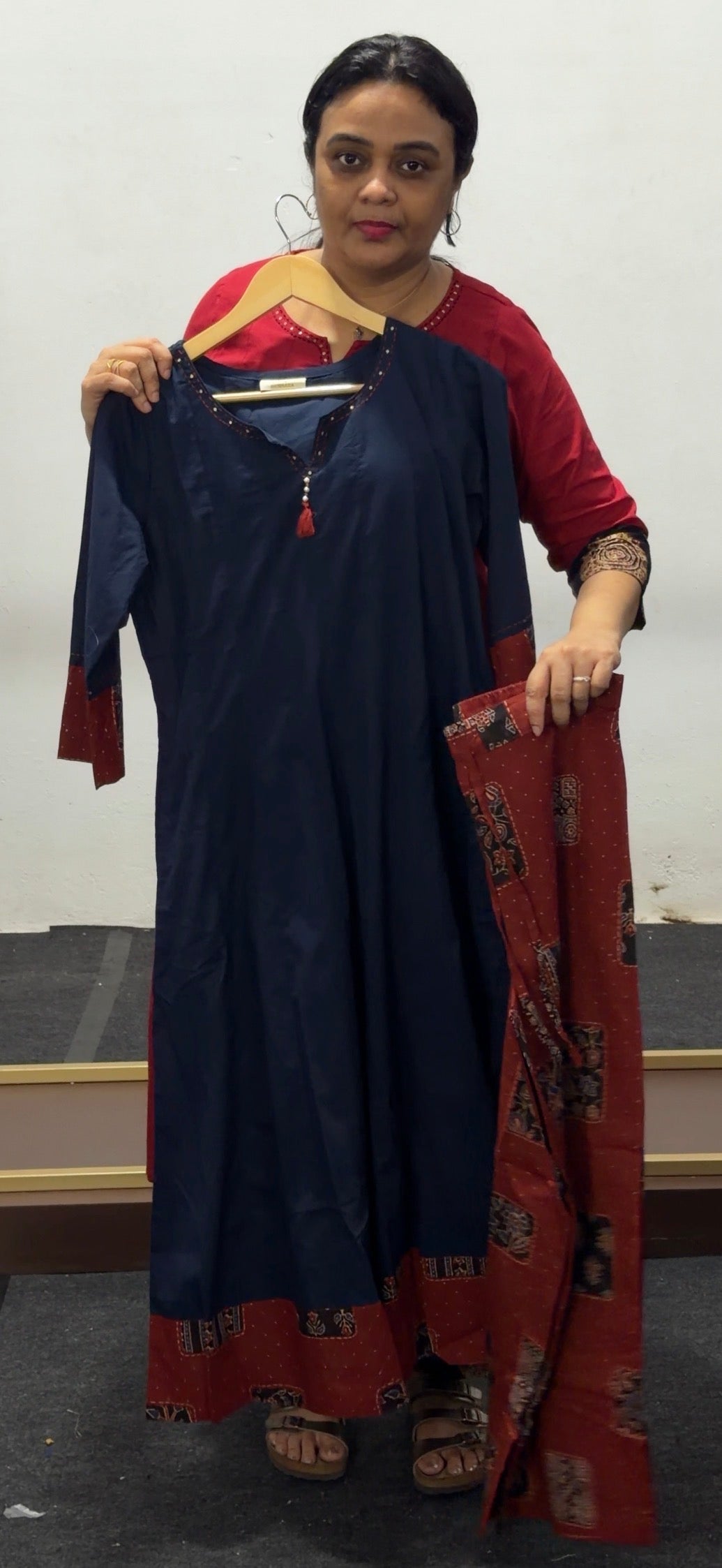 ANARKALI TOP AND BOTTOM - NUWA - 2536