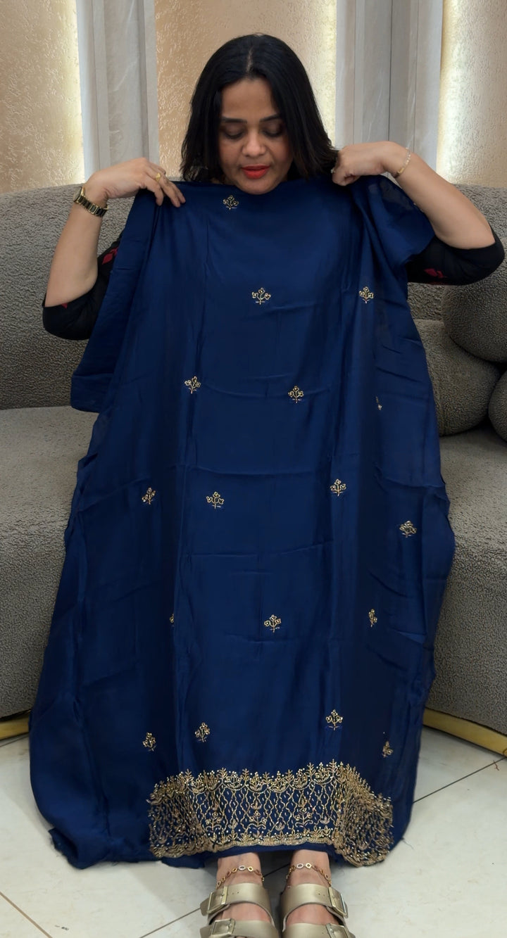 MUL CHNADERI UNSTITCHED SALWAR SUITS - NUWA-424