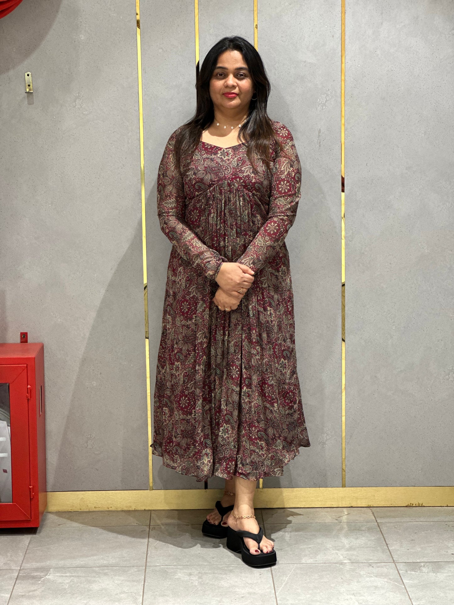 PRINTED ALIYA CUT TOPS - NUWA-014