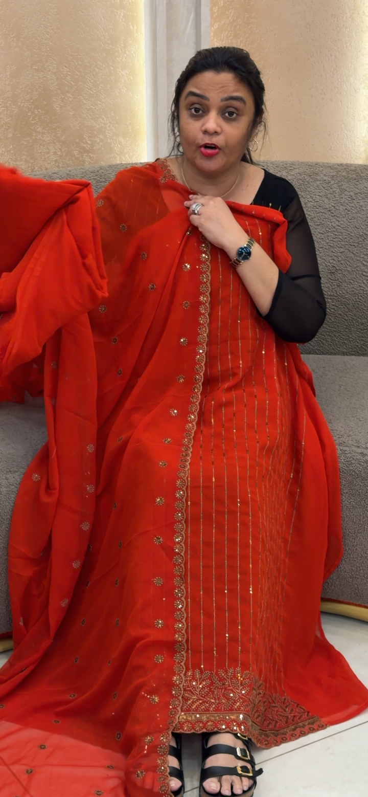 PARTY WEAR UNSTITCHED SALWAR SUITS - NUWA - 2015