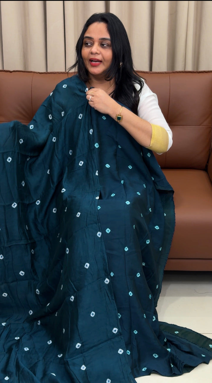 BANDHEJ PRINTED UNSTITCHED SALWAR SUITS - NUWA-1388