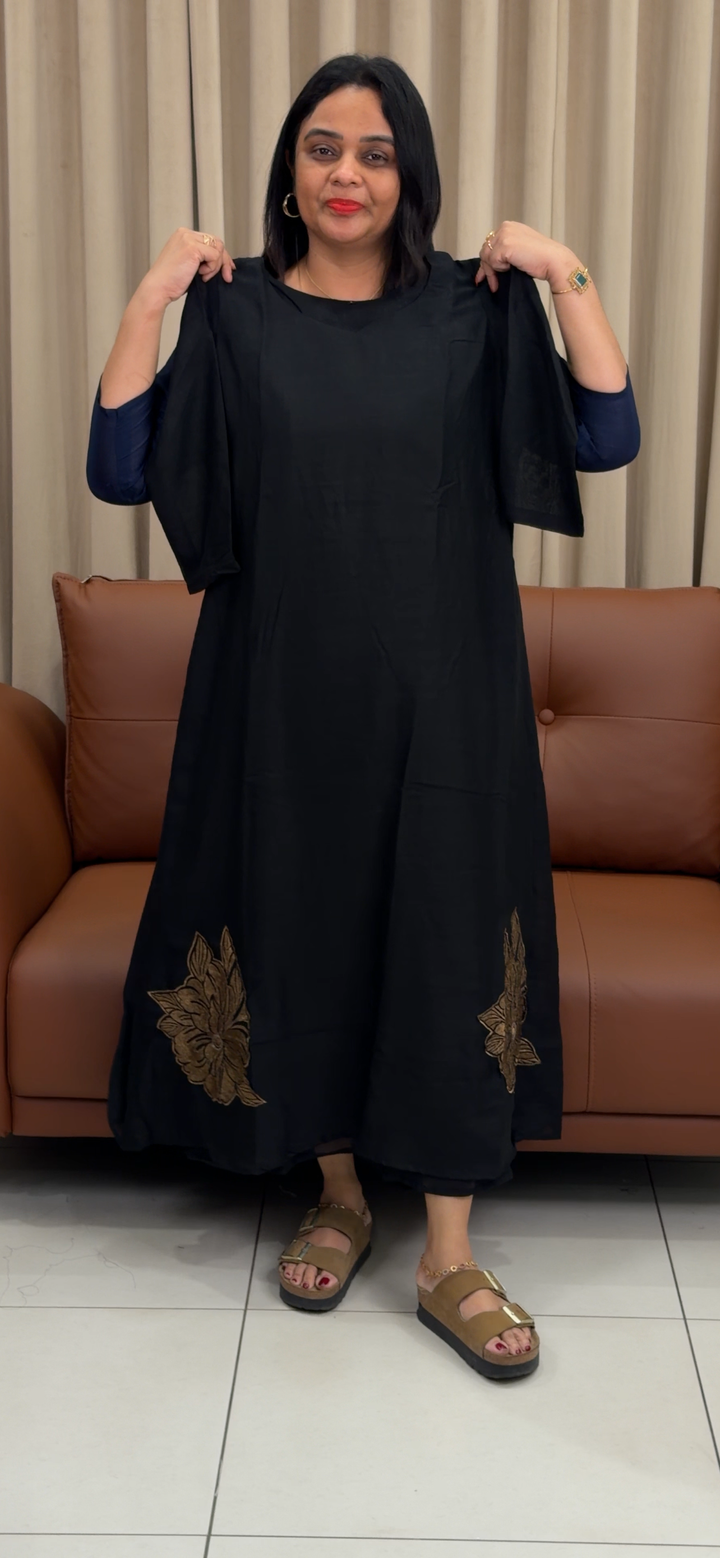 SILK LONG ALINE TOPS - NUWA - 1370