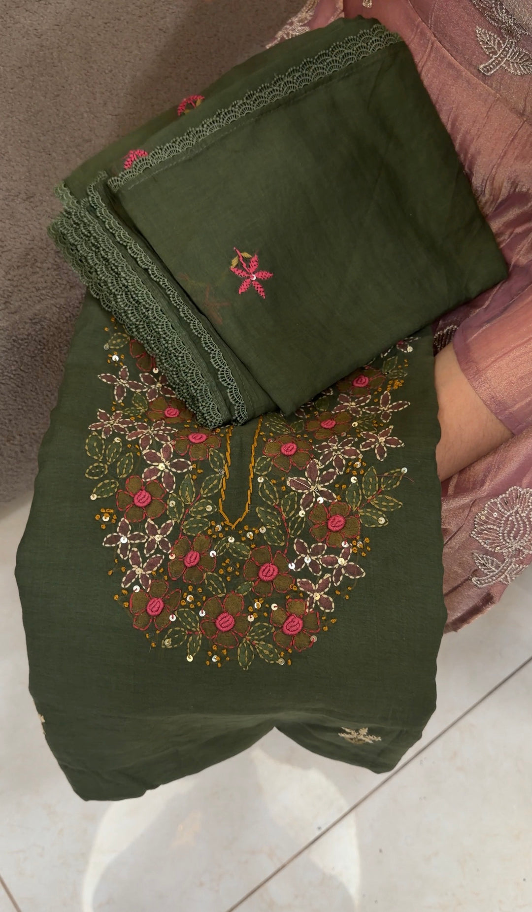 MALAI CHANDERI UNSTITCHED SALWAR SUITS - NUWA-1644