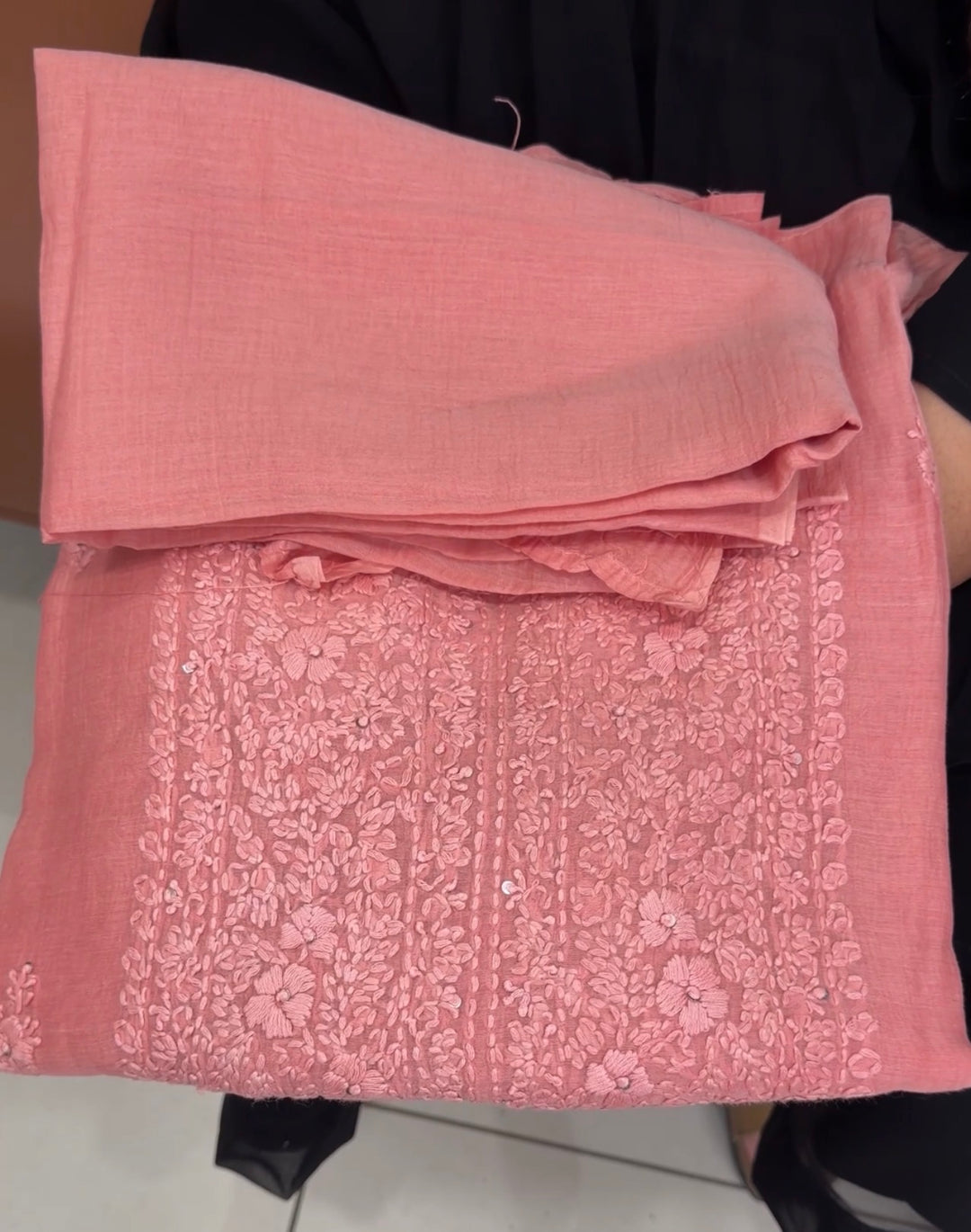LUCKNOWI CHIKANKARI UNSTITCHED SALWAR SUITS - NUWA-1343