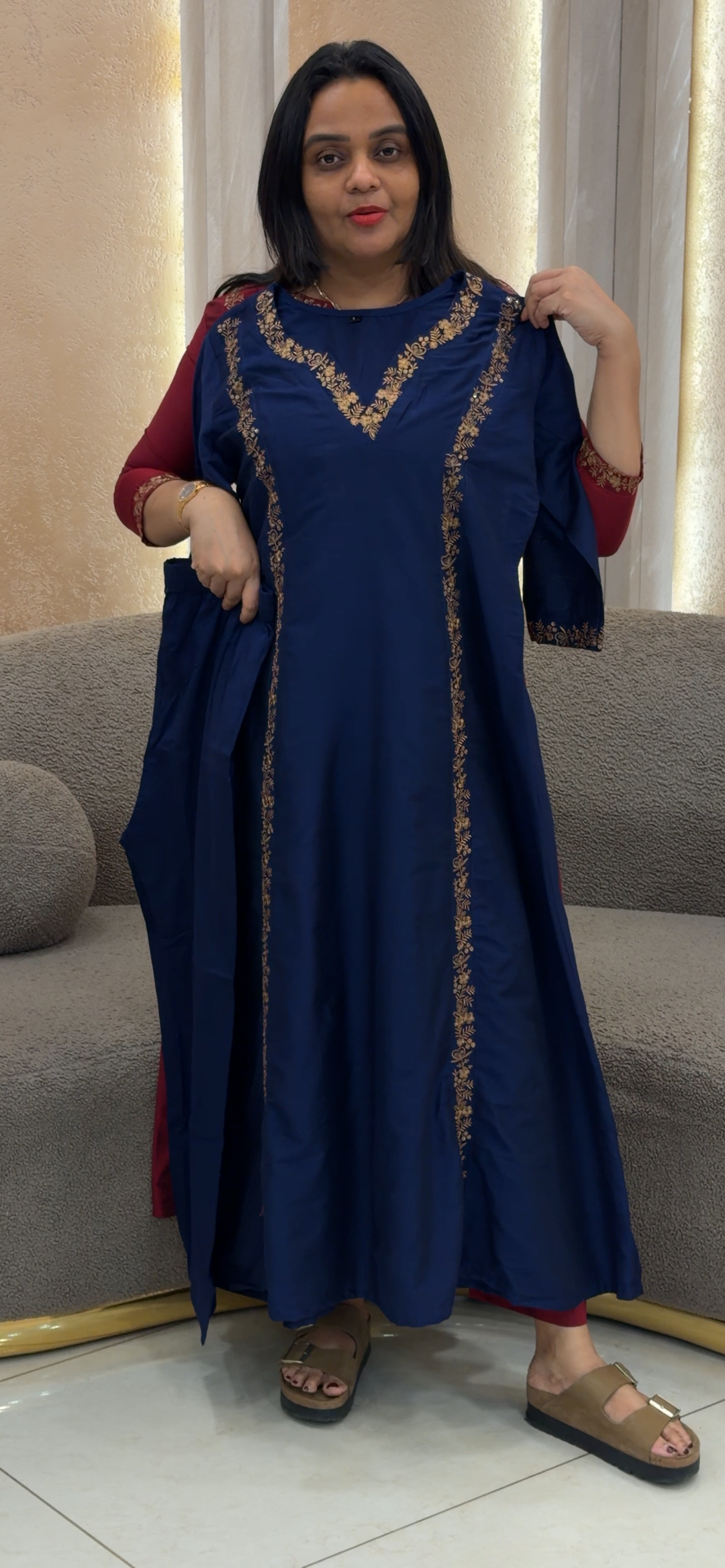 SILK ALINE TOP AND BOTTOM - NUWA - 1255