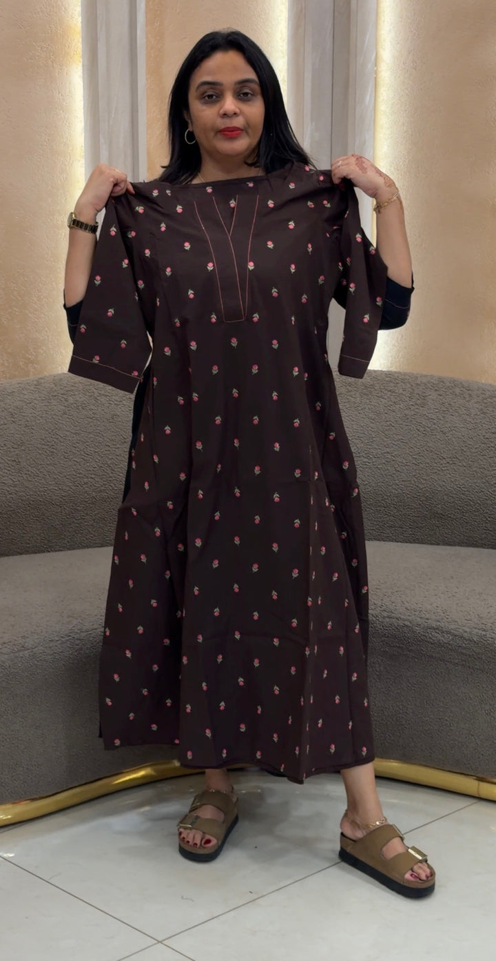 DESIGNER MULMUL FROCKS - NUWA-1206