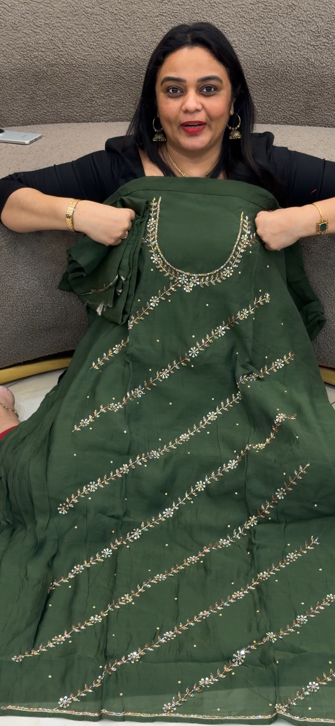 MUL CHANDERI UNSTITCHED SALWAR SUITS - NUWA - 1477