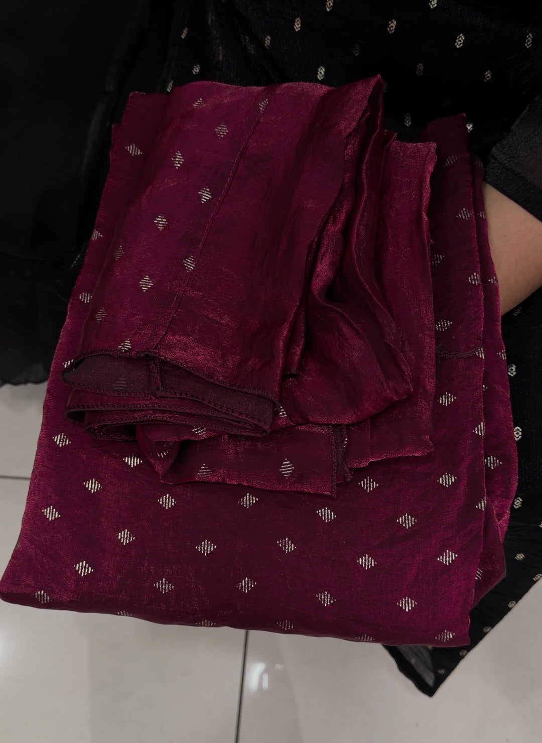 VELVET ORAGANZA UNSTITCHED SALWAR SUITS - NUWA-1788