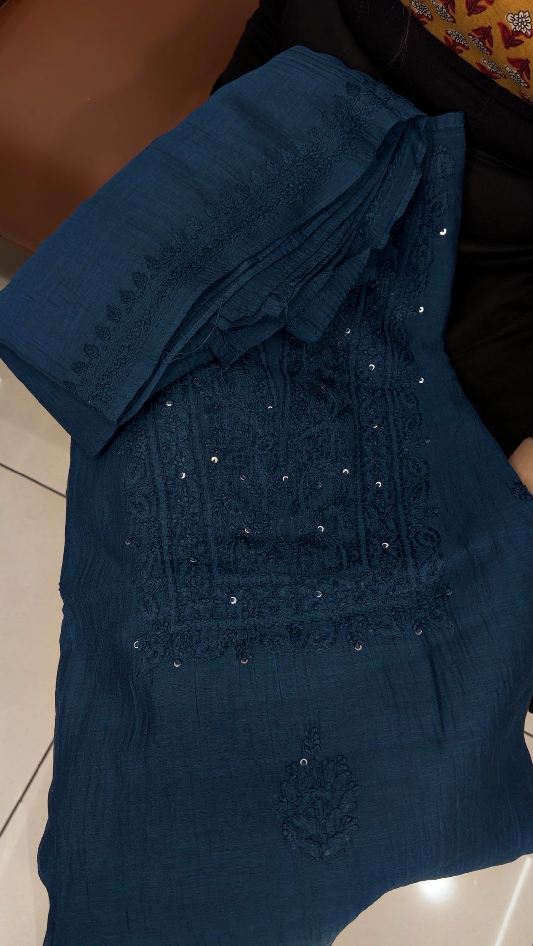 MUL CHANDERI UNSTITCHED SALWAR SUITS - NUWA-1508