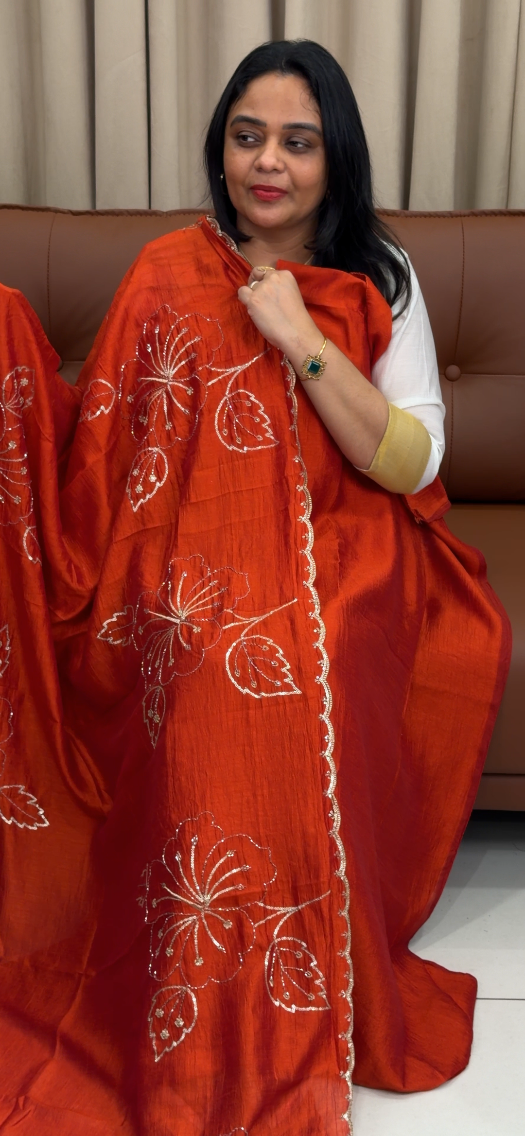 SEMI RAW SILK UNSTITCHED SLAWAR SUITS - NUWA - 1389