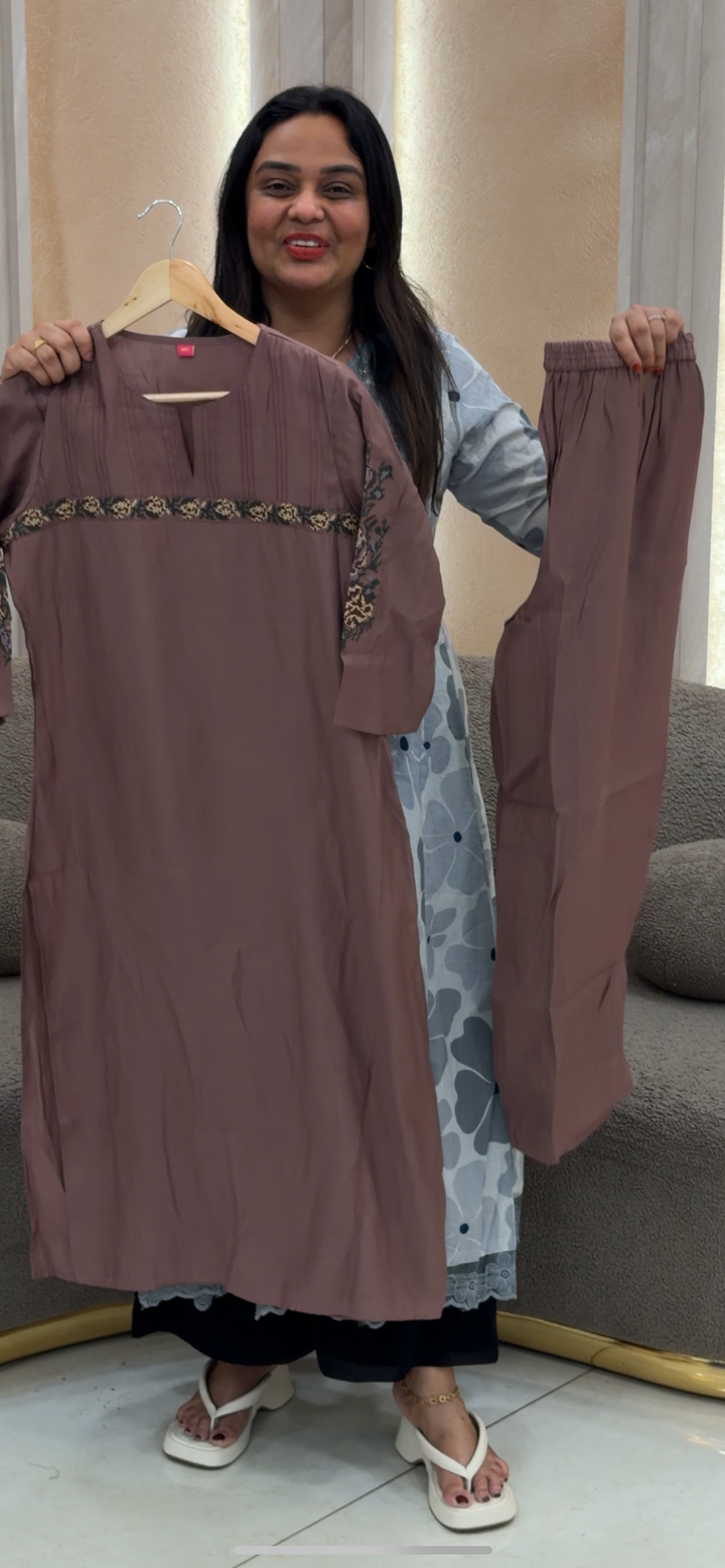 MUL CHANDERI TOP AND BOTTOM - NUWA - 466