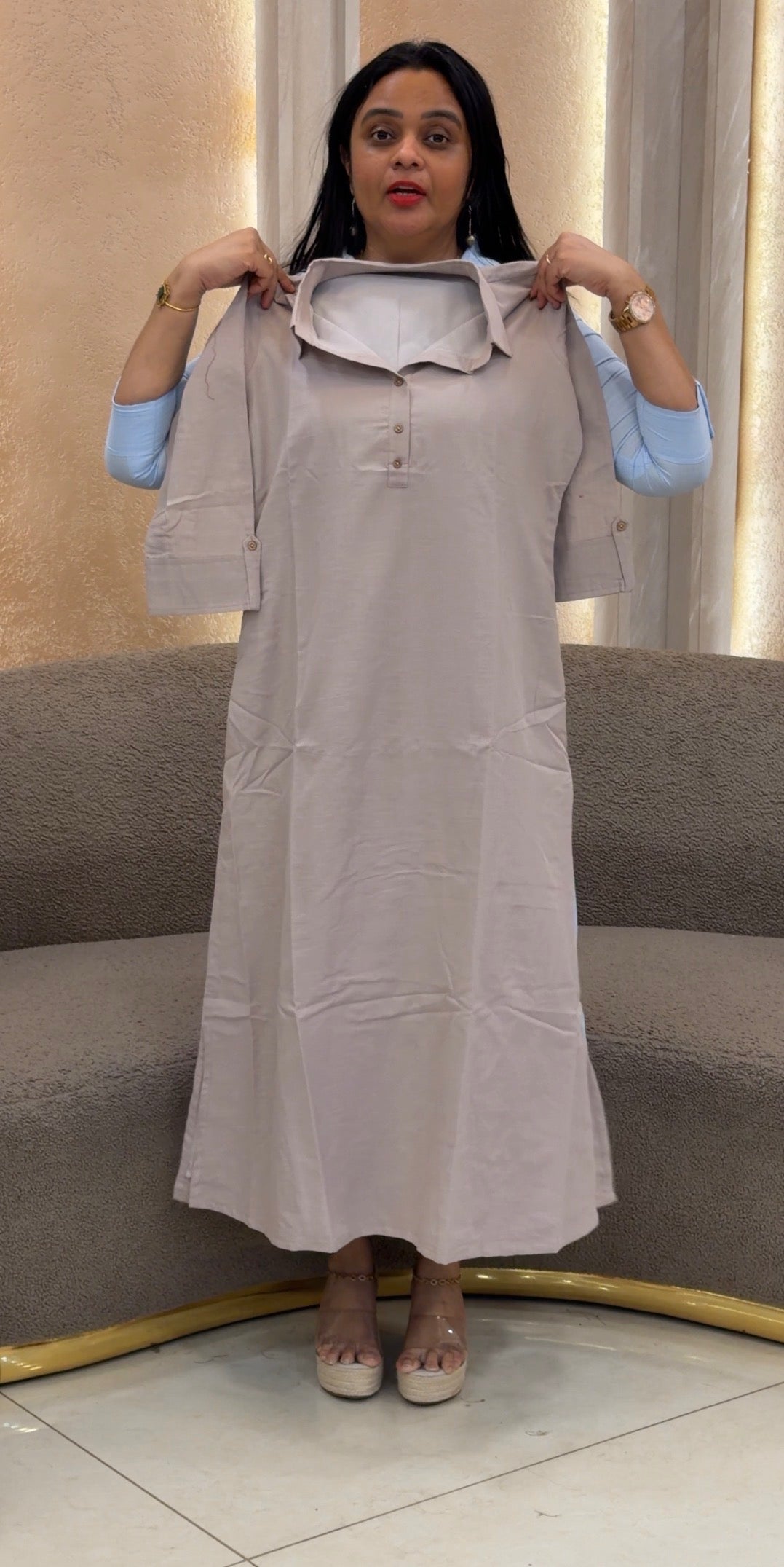 IN-HOUSE LINEN TUNIC TOPS - NUWA - 2257