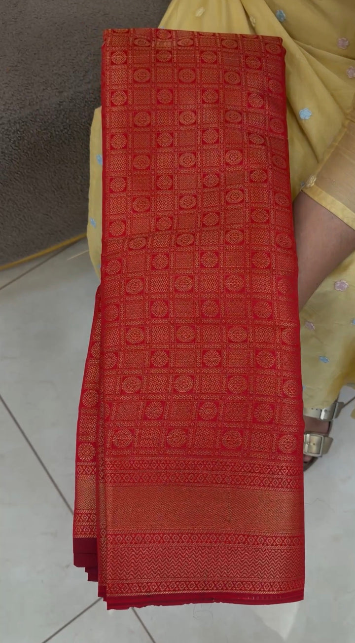 SEMI BROCADE SAREES - NUWA-826