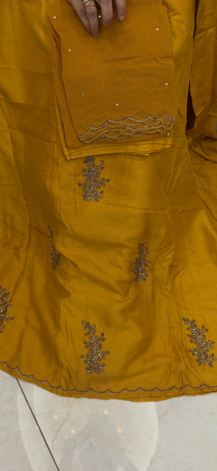 DOLA SILK UNSTITCHED SALWAR SUITS - NUWA - 2303