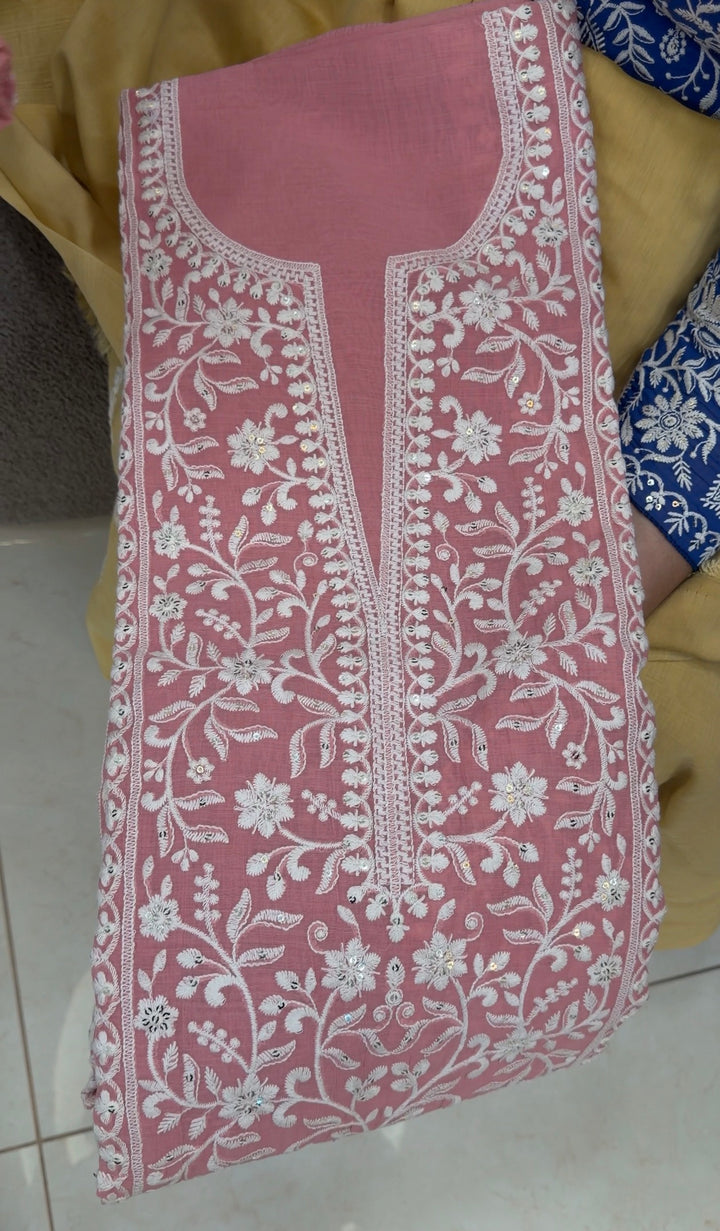 MUL CRUSHED UNSTITCHED SALWAR SUITS - NUWA-1761