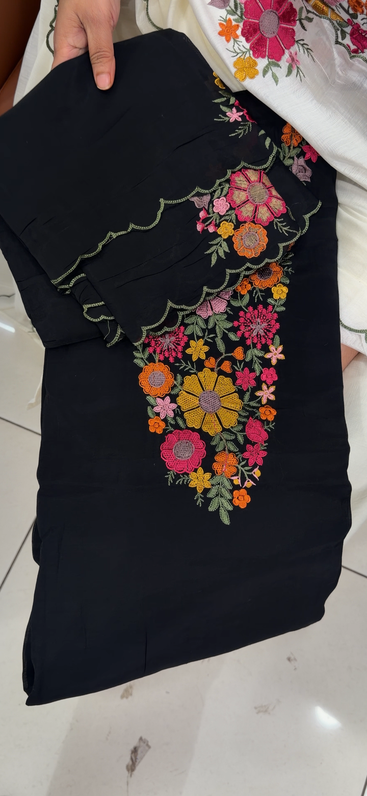 MUL CHANDERI UNSTITCHED SALWAR SUITS - NUWA - 1972